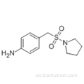 Bencenamina, 4 - [(1-pirrolidinilsulfonil) metil] - CAS 334981-10-1